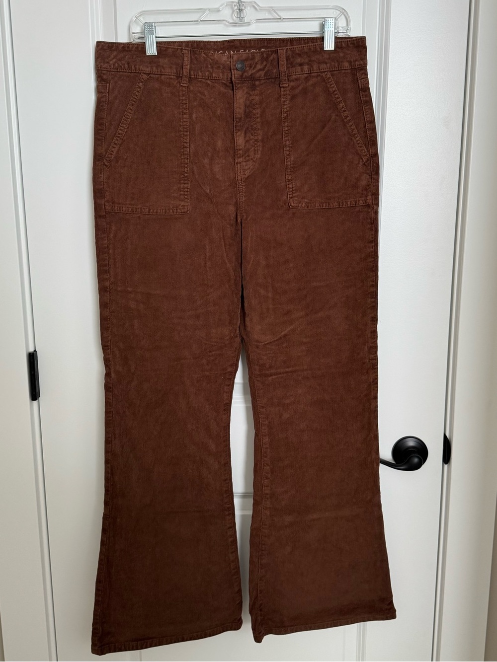 American Eagle Outfitters Brown Corduroy Flare Pants